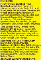 Old El Paso Soft Tortilla Bowl Dinner Kit, Mild Taco Sauce and Seasoning, 8 Ct, 10.9 oz (Pack of 2)