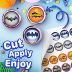 30 x Edible Cupcake Toppers – Knight of Shadows Hero Collection of Edible Cake Decorations |Edible Wafer Sheet