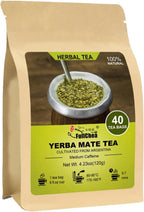 FullChea - Yerba Mate Tea Bag, 40 Teabags, 3g/bag - Unsmoked, Cultivated From Argentina - Rich In Antioxidants And Plant Nutrients
