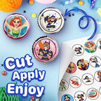 30 x Edible Cupcake Toppers Themed of Dc Super Hero Girls Collection of Edible Cake Decorations | Uncut Edible on Wafer Sheet