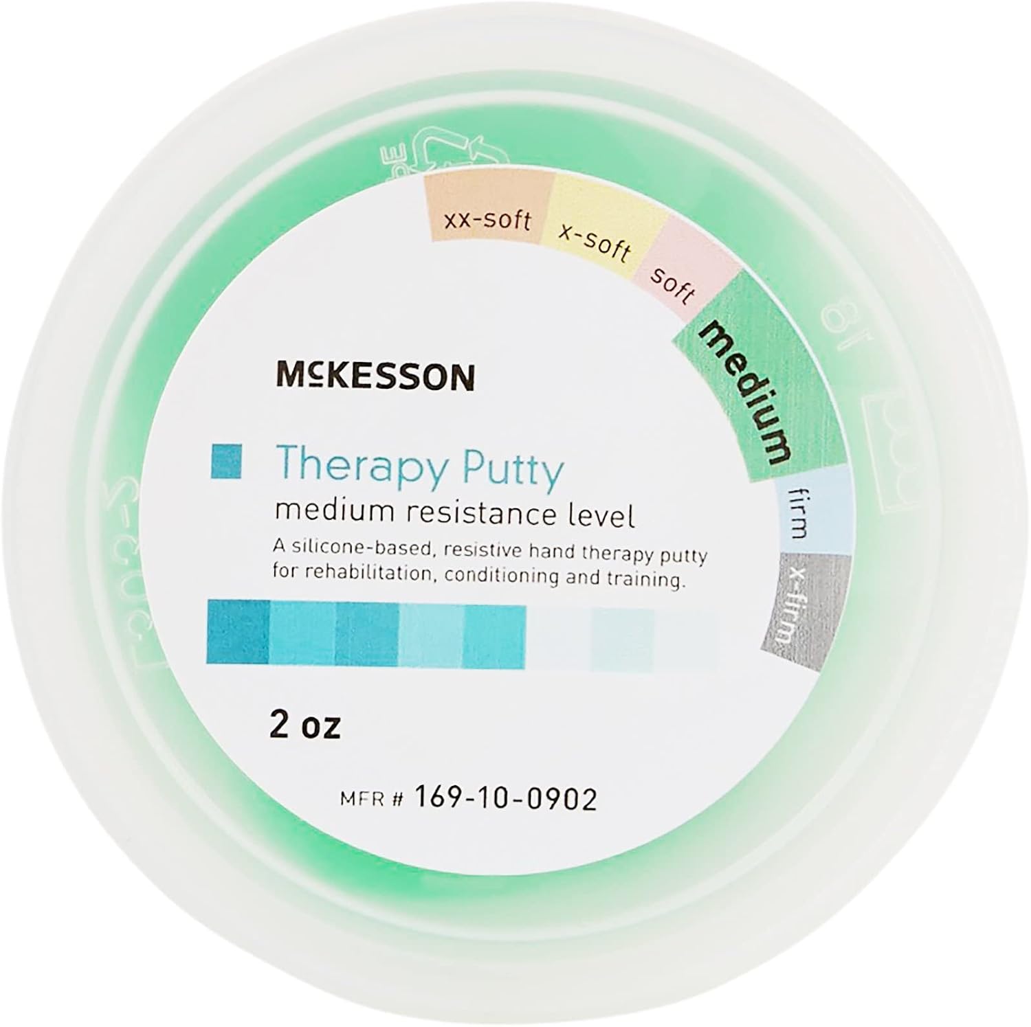 McKesson Therapy Putty, Non-Toxic, Unscented, Green, Medium, 2 oz, 1 Count