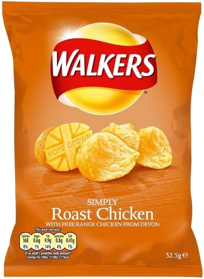Walkers Crisps (32.5gx32) (Roast Chicken)