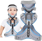 SFKLYU Orthosis Cervical Thoracic Halo Brace Head Neck Chest Orthosis Adjustable Cervical Thoracic Orthosis for Trauma & Post-Op Recovery