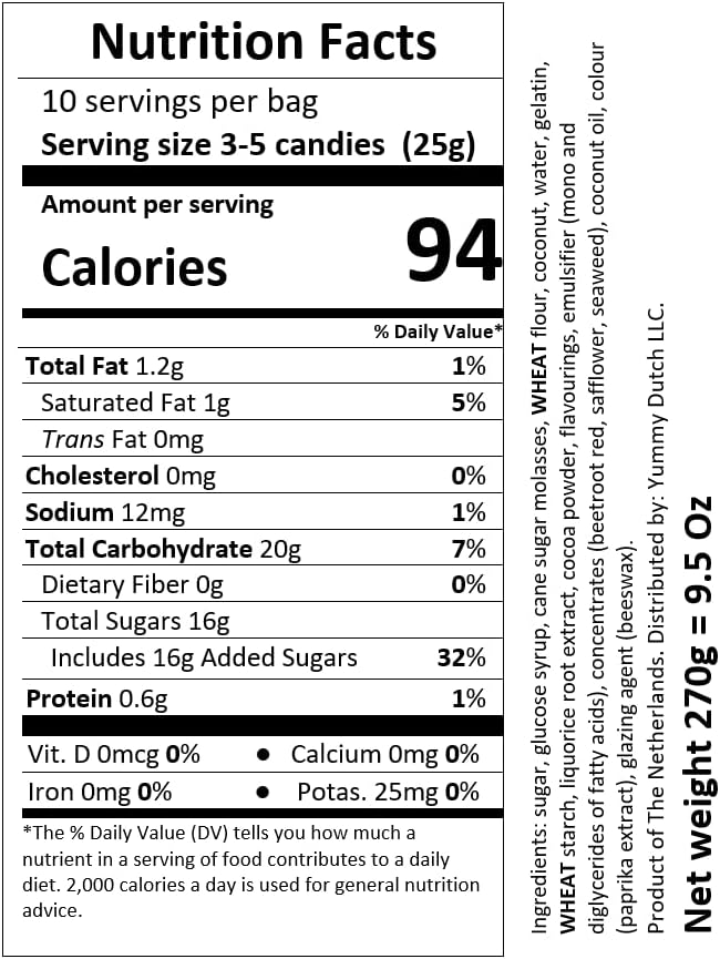 Klene Engelse Drop I English All Sorts Soft and Sweet Licorice Mix I 270g 9.5 ounce