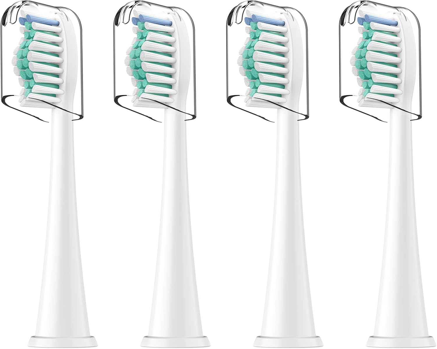 Toothbrush Heads, 4 Pack Electric Toothbrush Replacement Heads for Philips Sonicare Soft Dupont Bristles Replacement Toothbrush Heads for Oral Care