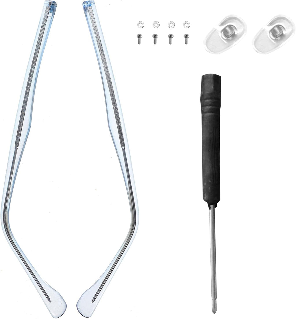 Arm Replacement Accessories - Metal Eyeglass Arm Replacement Temples for Eyeglass Repair Kit Legs Replacement