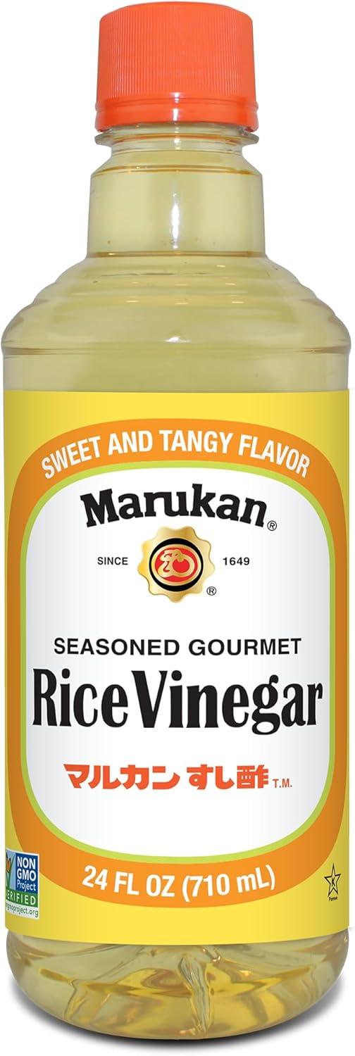 Marukan Seasoned Gourmet Rice Vinegar for Sushi & Cooking, Seasoned Rice Vinegar (24 fl oz)