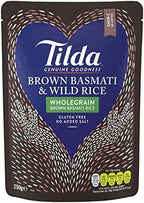 Vantexi Brown Steamed Basmati and Wild Rice 250 g Pack of 6