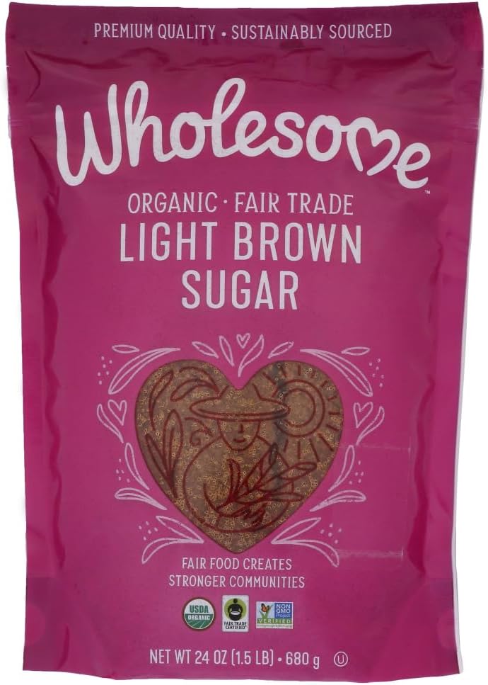 Wholesome Sweeteners Organic Light Brown Sugar -- 1.5 lbs - 2 pc