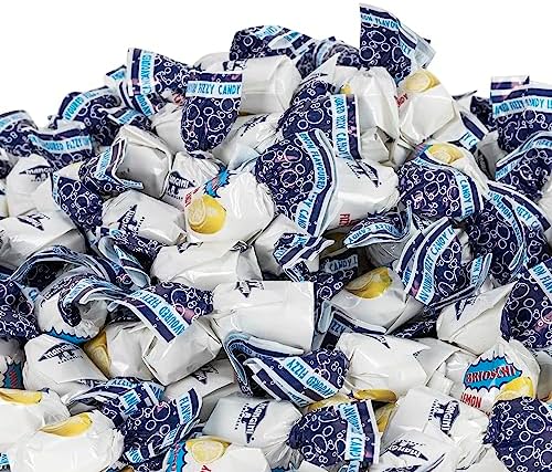 Brioschi Lemon Flavored Effervescent Fizzy Digestive Italian Candies (2.2 lbs BULK)