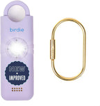 She’s Birdie 3.0 New Version – The Original Personal Safety Alarm for Women by Women–Loud Siren, Flash Light and Rechargeable Battery in a Variety of Colors (Lavender Purple)
