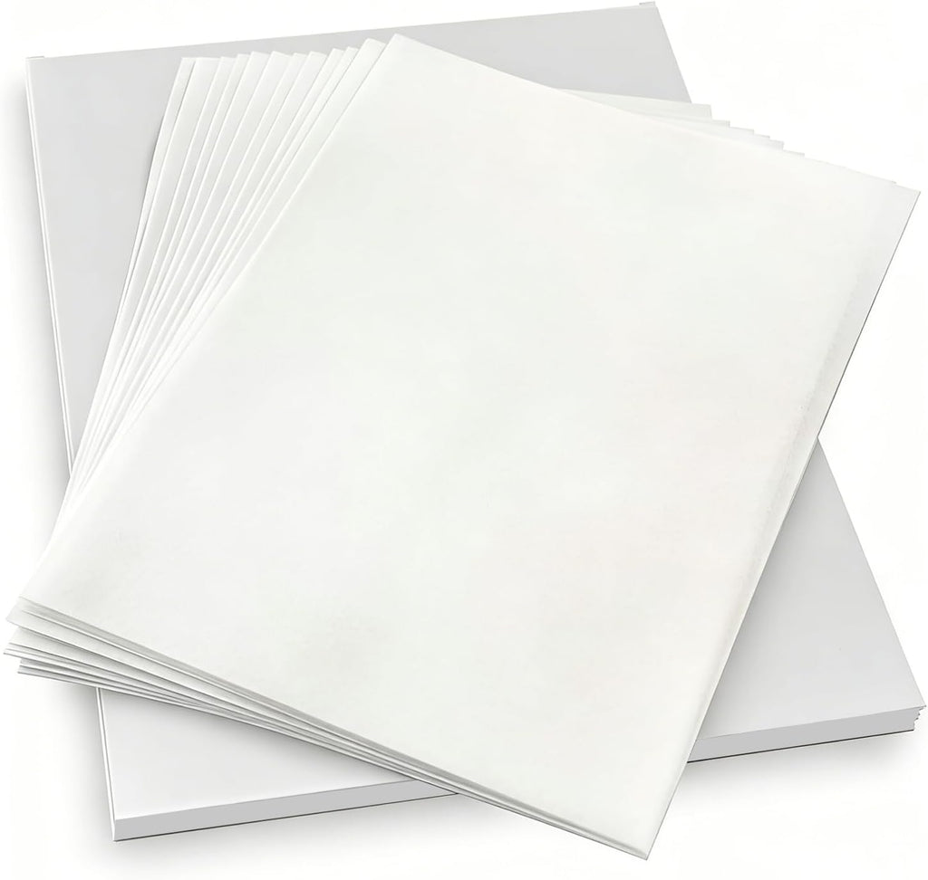 Edible Wafer Paper Sheets 25pcs, A4 Size 8.5" x 11" Printable Edible Sheets for Cakes, Cupcakes & Candy, Food Grade Wafer Sheets for Cake Topper Decoration (0.3mm)