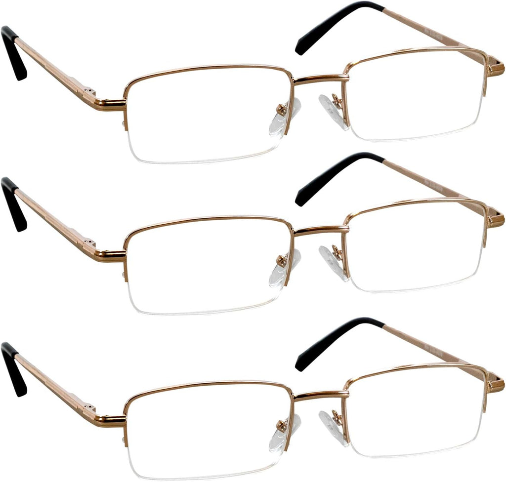 TruVision Readers 9509 Reading Glasses 1/3 PK, Men and Women +1.00-4.00