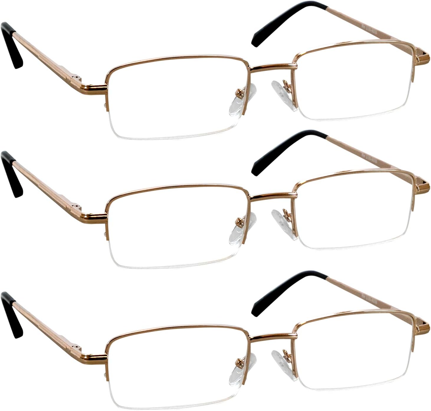TruVision Readers 9509 Reading Glasses 1/3 PK, Men and Women +1.00-4.00