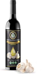 M.G. PAPPAS High Polyphenol Rich Garlic Infused Olive Oil - Extra Virgin Olive Oil - Over 500mg/kg - Cold Pressed & Unfiltered - High Hydroxytyrosol Greek Olive Oil - Award Winning