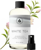 Aroma Country White Tea Diffuser Oil - Luxury Essential Oils for Diffuser Refill & Air Freshener Room Spray, Long-Lasting, Natural Home Fragrance and Hotel Scent for Diffusers & Machines (8.5 Fl Oz)