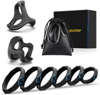 Sex Toys Penis Ring Silicone Cock Rings for Men, 8 Sizes Cockring Cock Sexual Stimulation Device Couples Sex Toys Stretchy Cock and Ball Ring Anillos para Pene