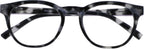 OPULIZE BLU Blue Light Blocking Reading Glasses for Women Men, Cool Round Frame with Anti-Glare Computer and Gaming Eyewear, UV and Eyestrain Protection, Grey Tortoise +1.50 (Pack of 1)