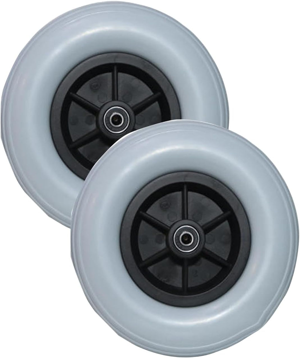 8 Inch Electric Wheelchair Front Wheel Accessories 200x50 Solid PU Front Wheel Flexible and Durable