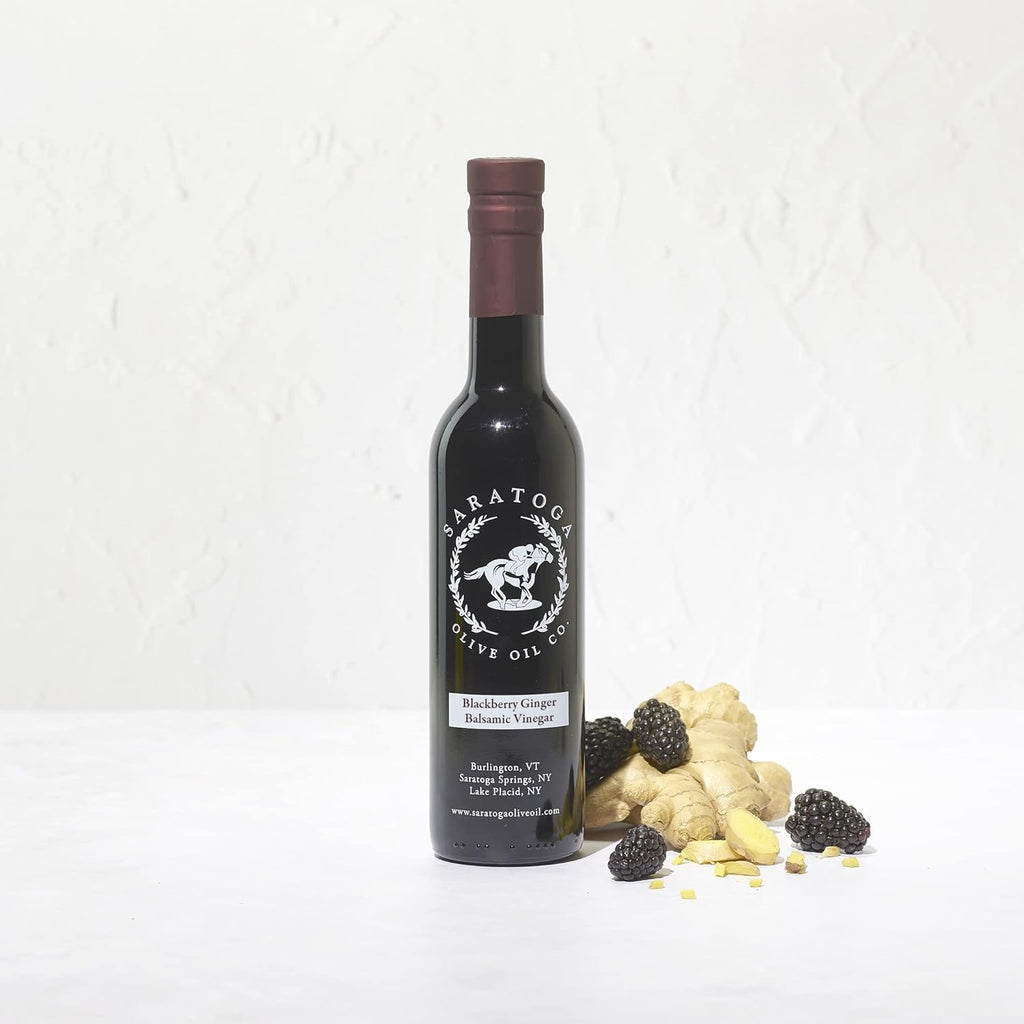 Saratoga Olive Oil Company Blackberry Ginger Dark Balsamic Vinegar 375ml (12.7oz)