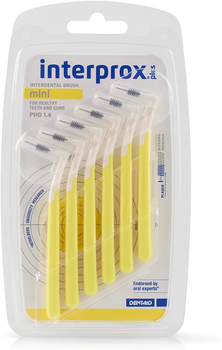 Interprox Plus Yellow 1.1mm Mini Interdental Brush