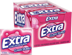 Extra Sugar Free Gum, Classic Bubble, 15 Stick Slim Packs (Pack of 20)
