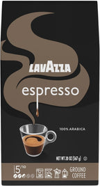 Lavazza Espresso Ground Coffee, Medium Roast, 100% Arabica, 20 oz Bag (Pack of 1)