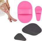 Hair Removal Tool,Hair Removal Pads Women Portable Face Body Depilation Depilatory Sanding Device Set,Depilatory Sanding Device for Smooth Skin on Legs Arm Face