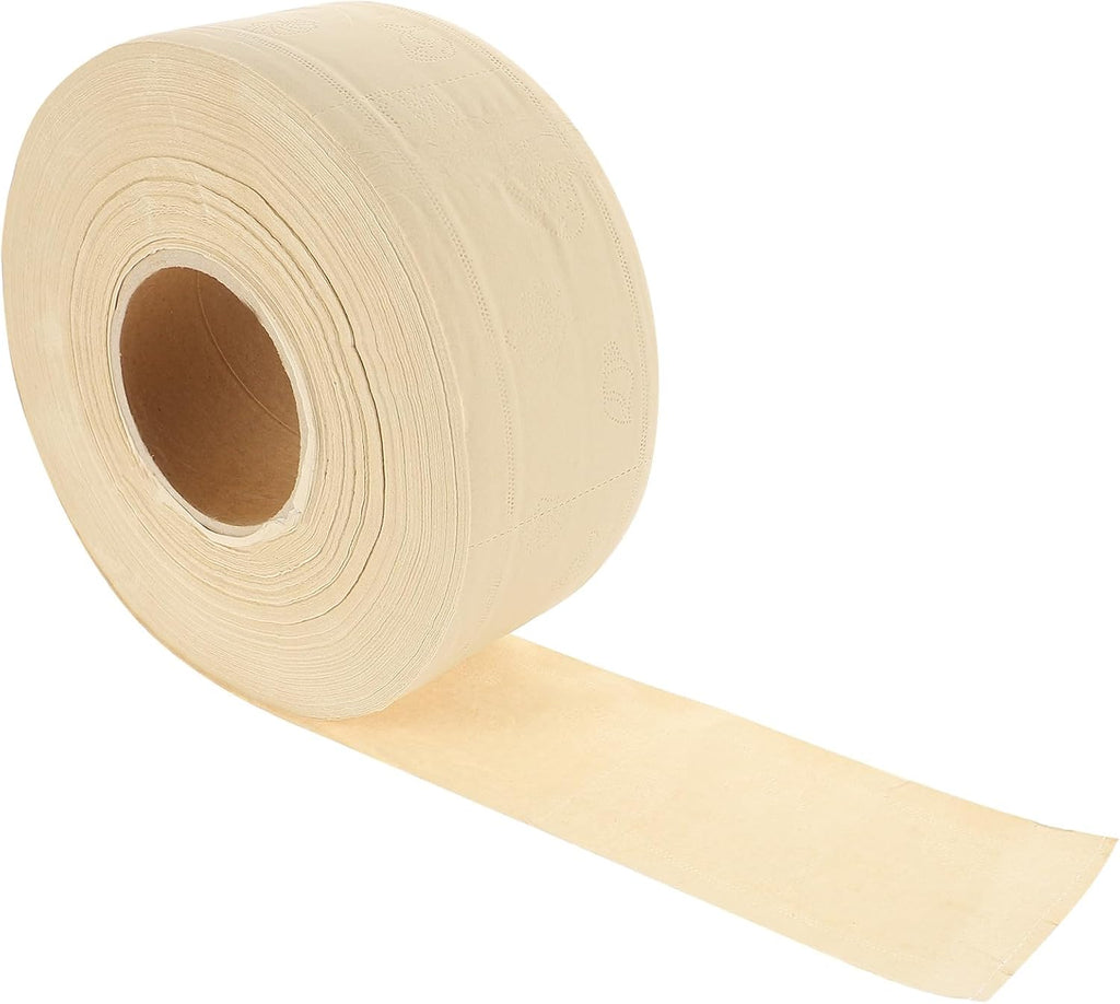 DOITOOL Large Roll Toilet Paper Household Toilet Paper 2-layer Natural Color 21x9cm Jumbo Roll for Home and Office Use