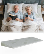 Extra Wide Wedge Pillow for Acid Reflux Relief,Mattress Wedge,Inclined Mattress Elevator,Bed Wedge Pillow for Sleeping,Gerd Snoring,Post Surgery 5" Height,Queen 60"x26"x5"