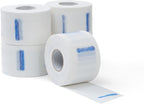 Professional Barber Neck Paper, 5 Rolls with 500 Strips, Disposable Stretchy Paper for Salon Haircut, Waxing, hair coloring Neck Strips (White)