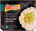Amoy Straight to Wok Thread Fine Noodles (2 per pack - 300g)