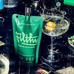 Filthy Olive Brine, Premium Cocktail Mixer, Filtered for Dirty Martinis, Olive Juice for Cocktails, Made from Naturally Cured Olives, Non-GMO, Gluten Free, 8 Oz Pouch, 6 Pack
