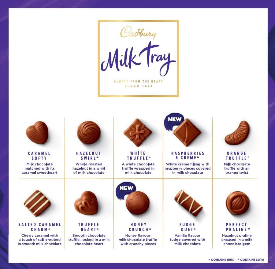 Cadbury Milk Tray 445g ( Pack of 1)