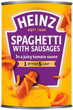 Heinz Spaghetti And Sausages 400G