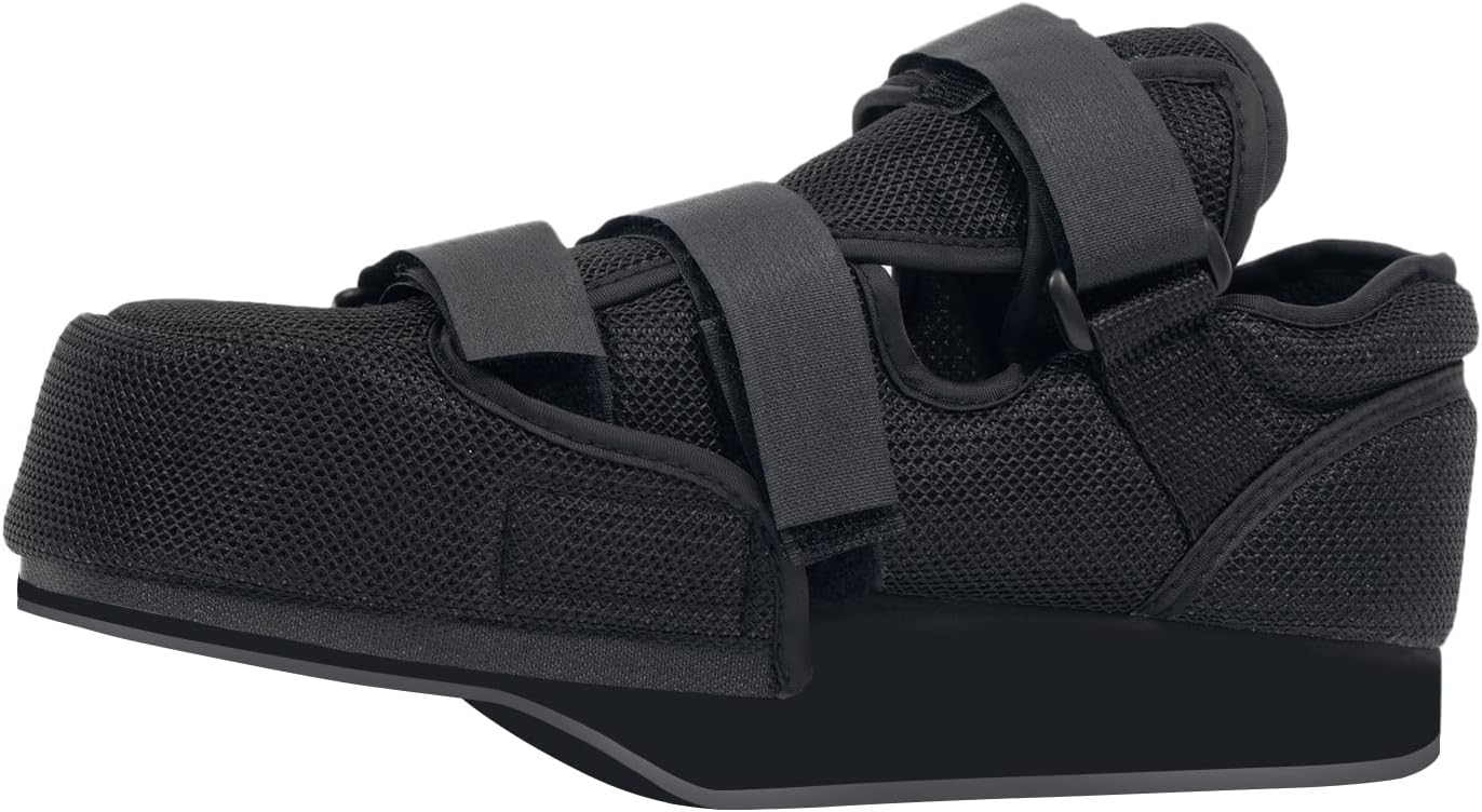 GHORTHOUD Forefoot Off-Loading Post Op Shoe Closed Toe Medical Walking Boot for Broken Toe Orthopedic Foot Brace for Post Bunion Hammertoe Surgery Brace (S)
