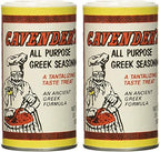 Cavender's All Purpose Greek Seasoning - 3.25 oz (pack of 2) Cavender's Exclusive recipe insert included!