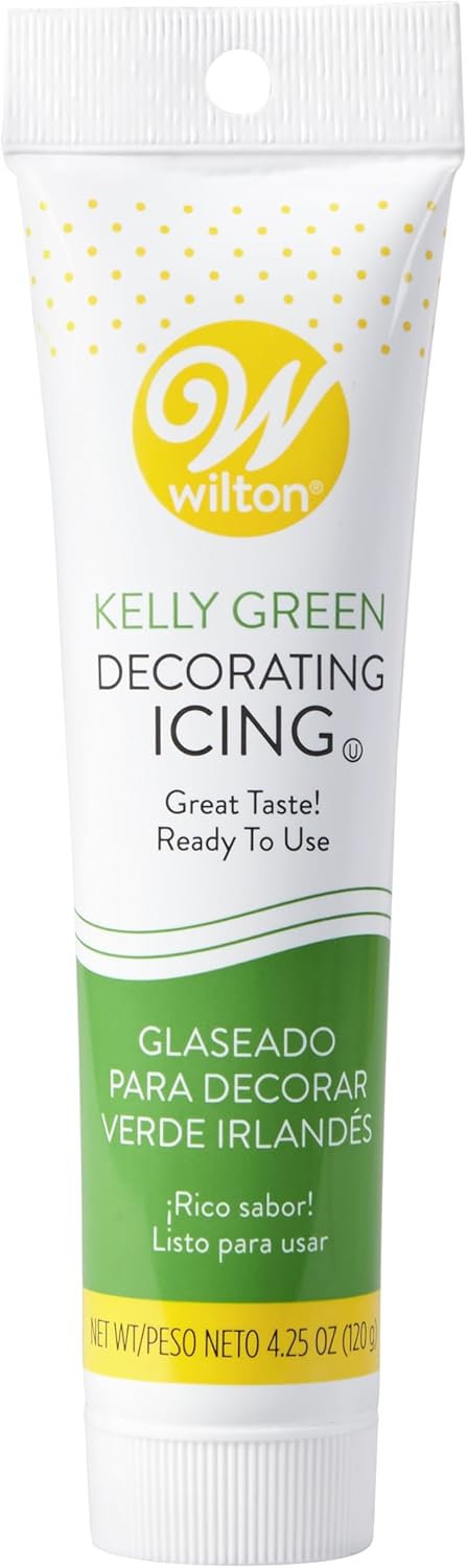 Food Items Icing Tubes 4.25OZ GRN, us:one size, Kelly Green