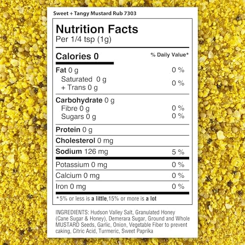 The Spice Lab Sweet + Tangy Mustard Rub - Perfect Harmony Of Honey Mustard Powder To Elevate Your Bbq And Dishes - Discover The Rich, Mustard Seasoning Blend For An Unmatched Gourmet Experience