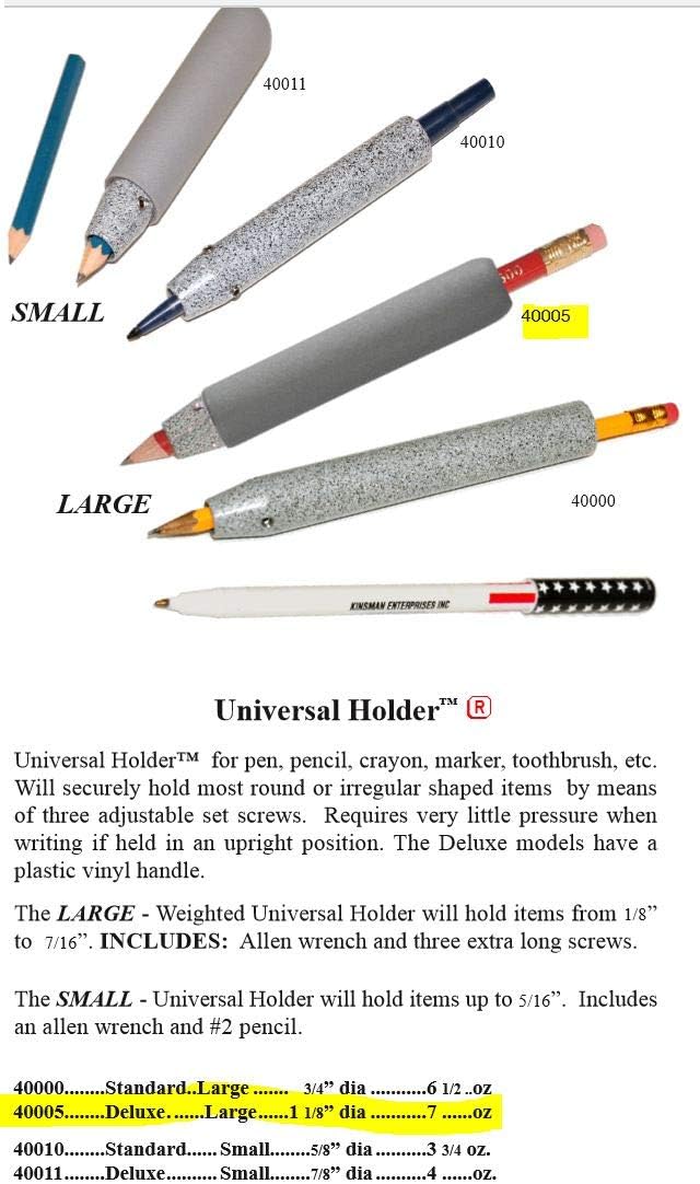 Weighted Universal Holder ADULT Deluxe by Kinsman Enterprises Inc