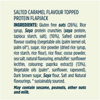Trek High Protein Flapjack Salted Caramel 50g (Pack of 16 Bars)- Gluten Free - Vegan Snack