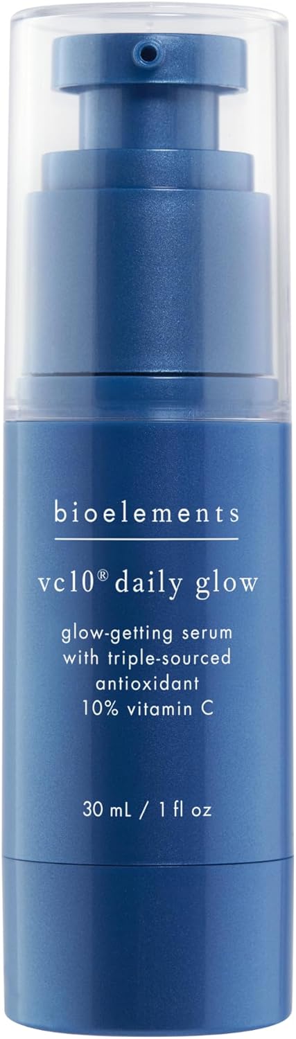 Bioelements vc10 Daily Glow - 1 fl oz - Glow-Getting Serum with Triple-Sourced Antioxidant 10% Vitamin C - All Skin Types - Vegan, Gluten Free