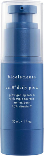 Bioelements vc10 Daily Glow - 1 fl oz - Glow-Getting Serum with Triple-Sourced Antioxidant 10% Vitamin C - All Skin Types - Vegan, Gluten Free