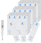 SenseYo 200 Pcs Disposable Digital Thermometer Probe Covers Sleeve Clear Temperature Sheath Sleeves Cover for Oral, Armpit, Rectal Thermometer