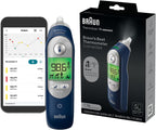 Braun ThermoScan 7+ Connect Digital Ear Thermometer for Kids - Family Care App Compatible, Age Precision Technology, Color-Coded Display, No. 1 Brand Recommended by Pediatricians