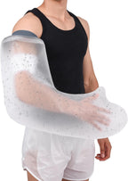 COMFYTHERA Waterproof Arm Cast Cover for Shower Wound Protector Bath Adult Watertight Cast Bag Showering for Surgery Bandage Broken Hand,Wrist,Finger, Elbow Reusable Durable (C-Long Arm-M)