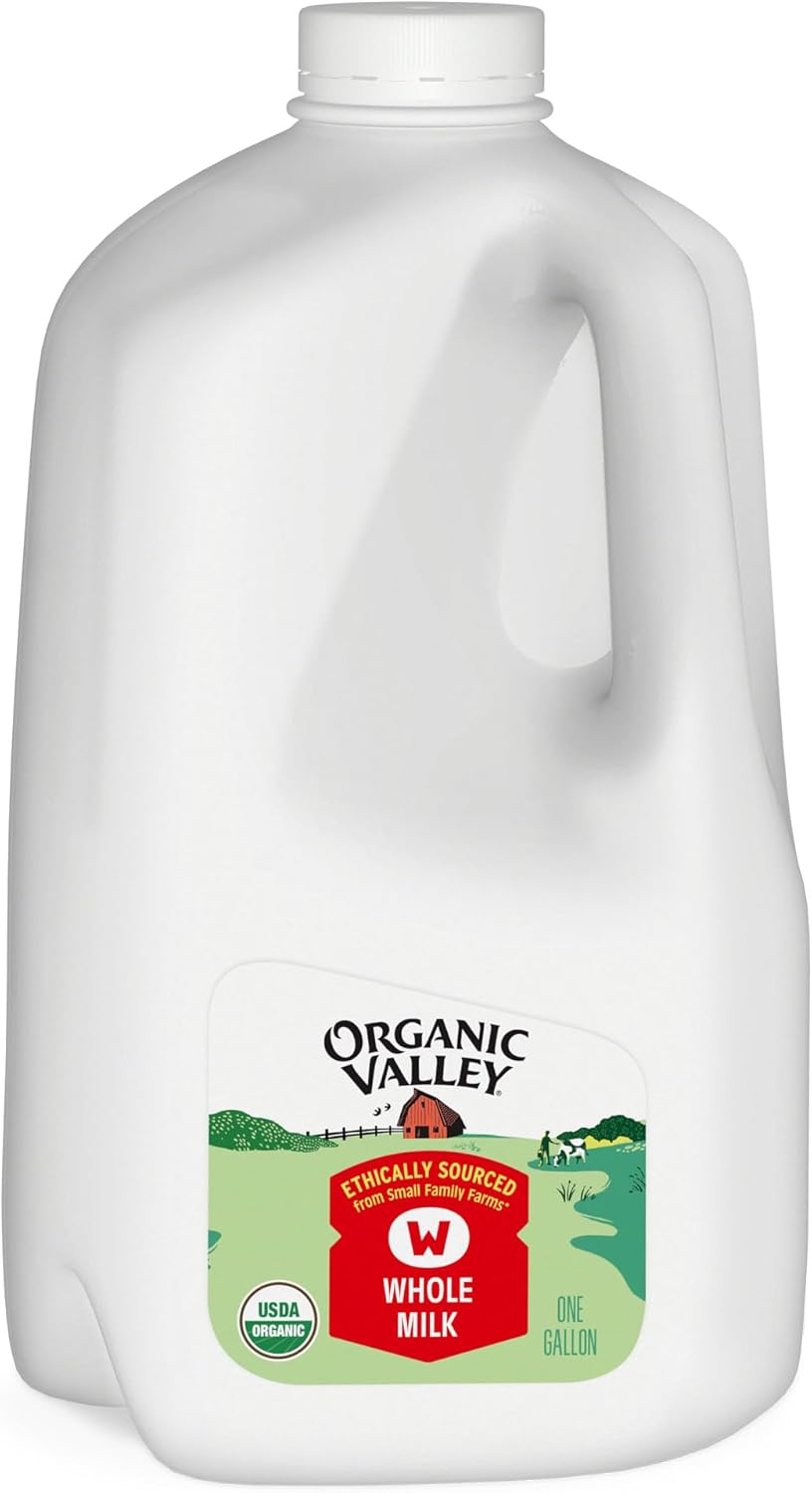 Organic Valley® Organic Whole Milk — Pasture Raised, Non GMO — 128 oz (Gallon)