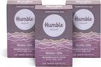 Humble Natural Bar Soap, Patchouli & Copal - Cold Processed Face & Body Soap Bar with Essential Oils - Moisturizing Formula for Long-Lasting Freshness, Gently Cleanses & Soothes Skin, Vegan - 3 Pack