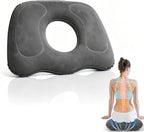 Inflatable Seat Cushion for Air Travel & Travel, Donut Pillow for Bed Sores - Pressure Relief Inflatable Cushion, Portable for Airplane, Car, Office & Home, Ideal for Comfort & Bed Sore Prevention