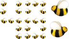 Bees Cakes Decorations- Bumble Bee Shaped Edible Hard Sugar Decorations, 48 pcs by R.U.S. Candy Company